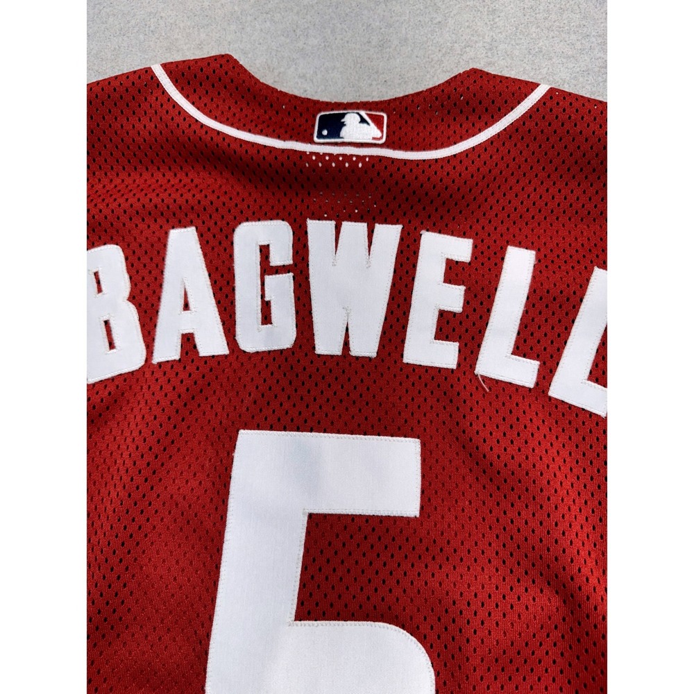 Vintage 2001 Jeff Bagwell #5 MLB All-Star Game Authentic Kids Jersey NL XL - Picture 13 of 13